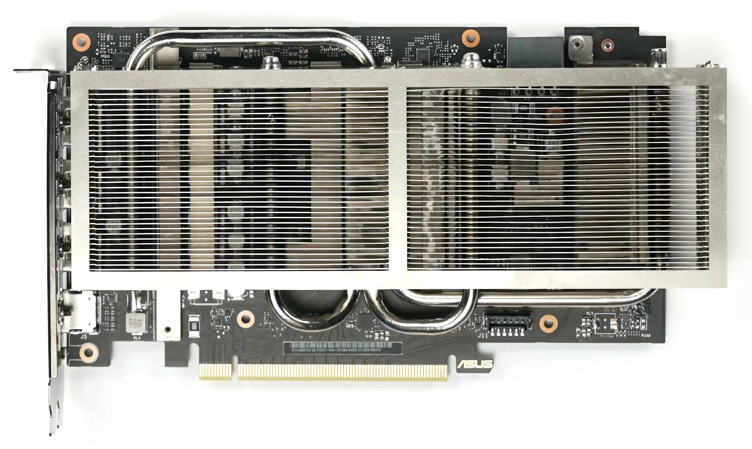 heatsink cooler ASUS Nvidia RTX 4060 Ti dengan Slot M.2 SSD