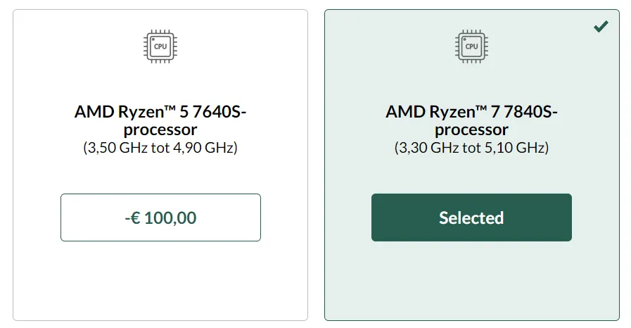 Spesifikasi Processor Yoga Slim 7 Gen 8 (14″ AMD)